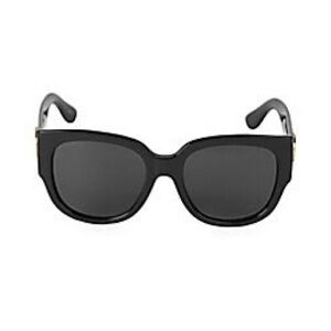 Gucci 55 MM Square Black Sunglasses